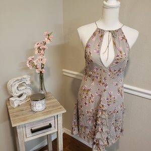 Free People Green Floral Dress